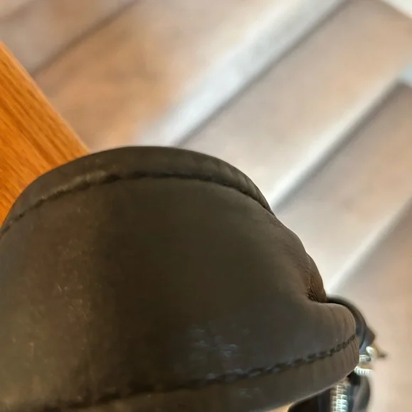 Coach Black Shoulder Bag with Logo Pattern Beautiful! - Picture 6 of 13